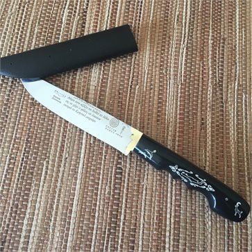 Τraditional Cretan Knife Black Plexiglass 24cm