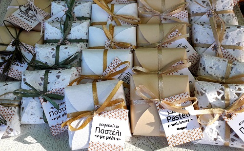 Greek Pasteli with Honey Wedding Christening Treat