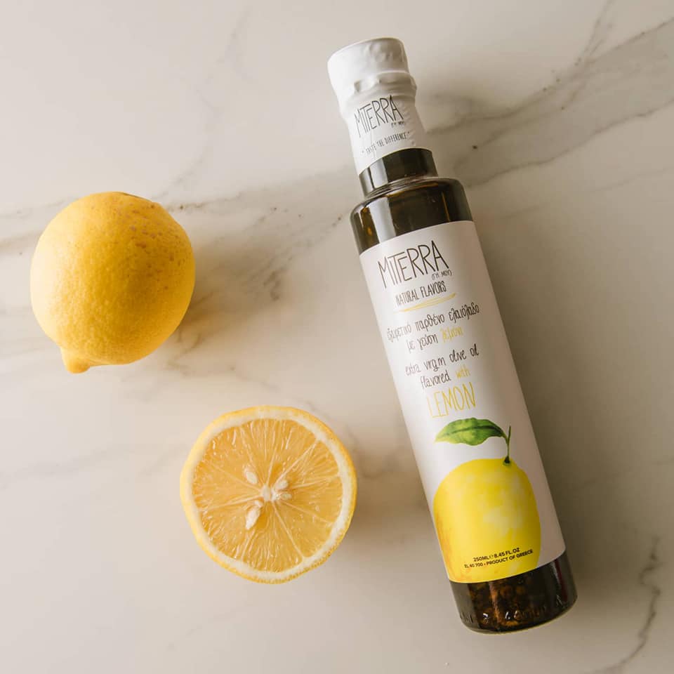 Olive Oil with Lemon Miterra (My Earth) Natural Flavors - CretaShop.gr