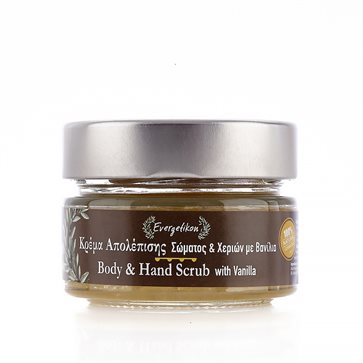 Body & Hand Scrub Vanilla Evergetikon Cretan natural cosmetics