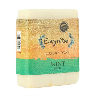 Natural Olive Oil Soap with Mint Evergetikon