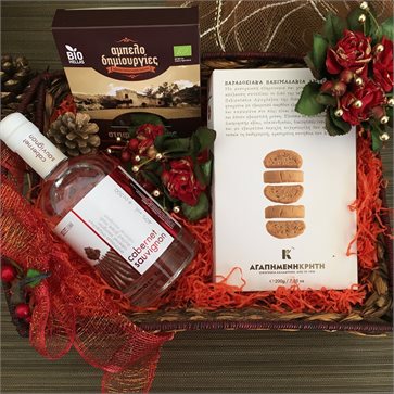 Cabernet Sauvignon Raki Christmas Basket Gift