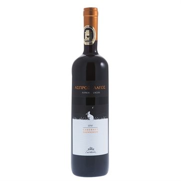 ASPROS LAGOS [White Hare] Red Dry Wine Douloufakis Winery