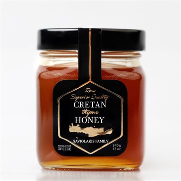 Cretan Honey Θυμαρίσιο Μέλι Σαβιολάκης 350gr