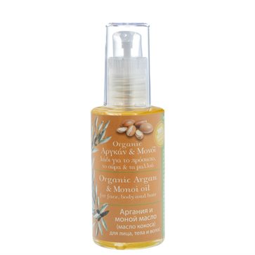 Argan & Monoi oil for face, Body Hair Evergetikon