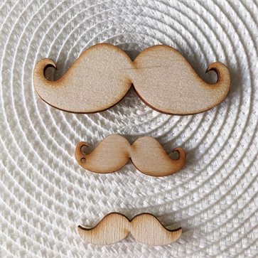 Cretan Moustache Wooden Decorative