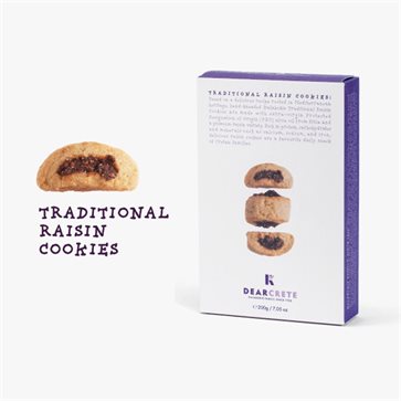 Traditional Raisin Cookies Dear Crete