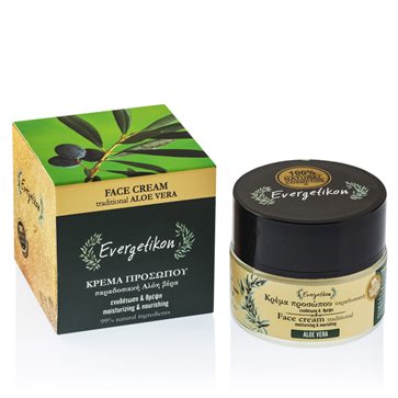 Face Cream Traditional with Aloe Vera by Evergetikon