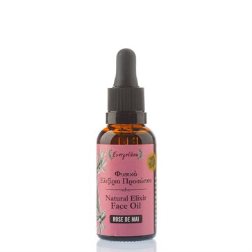 Natural Εlixir Face Oil Rose de Mai by Evergetikon