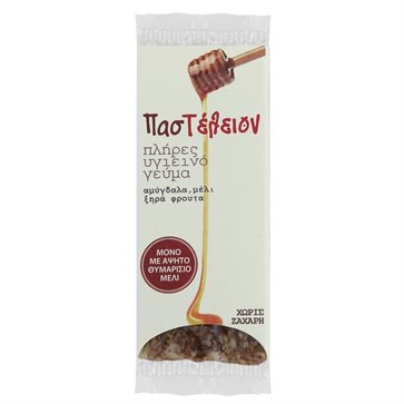 PasΤeleion Cretan Nutritious Bar with Almonds & Thyme Honey 4 bars + 1 free