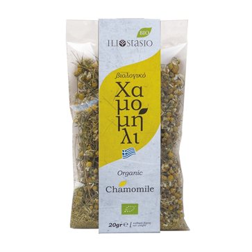 Organic Chamomile ILIOSTASIO Cretan Herbs