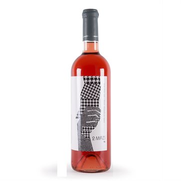 2 Mazi Pink Rose Wine by Manousakis & Lyrarakis Winery