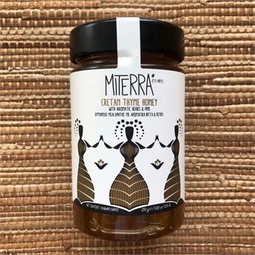 Miterra Γη μου 250gr Κρητικό Θυμαρίσιο Μέλι με Βότανα & Πεύκο 250gr