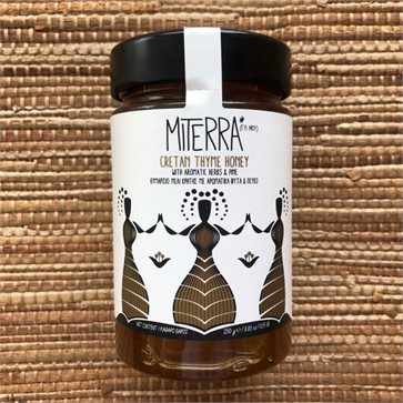 Miterra Γη μου 250gr Κρητικό Θυμαρίσιο Μέλι με Βότανα & Πεύκο