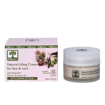 Bioselect βιολογική φυσική συσφικτική κρέμα Lifting για πρόσωπο & λαιμό 50ml