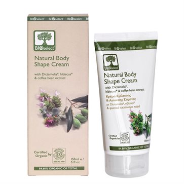 Bioselect Organic Βιολογική Κρέμα σμίλευσης & λείανσης σώματος 200ml