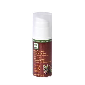 Bioselect Olive Sun Milk For Face & Body SPF 15