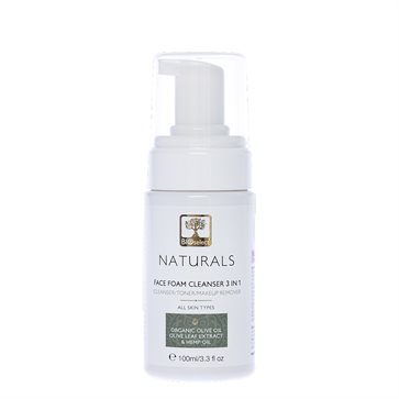 Bioselect Naturals Αφρός Καθαρισμού Προσώπου 3 σε 1 50ml