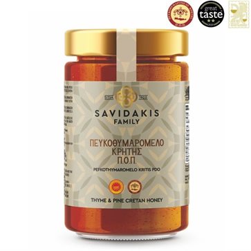 Cretan Thyme & Pine Honey PDO Savidakis Family