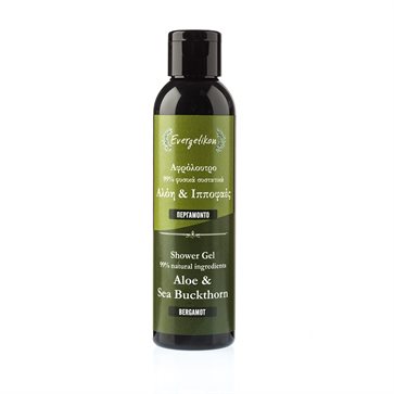 Natural Shower Gel Aloe & Sea Buckthorn Bergamot Evergetikon