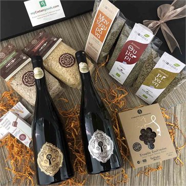 Cretan gift set with Sera wines & Cretan delicacies