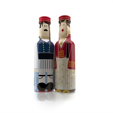 Ούζο GoGreek Greek Couple Μινιατούρες 2x50ml