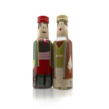 Ouzo GoGreek Cyclades Couple Miniatures 2x50ml