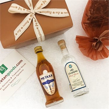 Greek Spirits Gift - Metaxa 12* & Ouzo Plomari