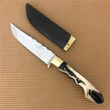 Cretan Shepherd's Knife with Wooden Sheath 25cm