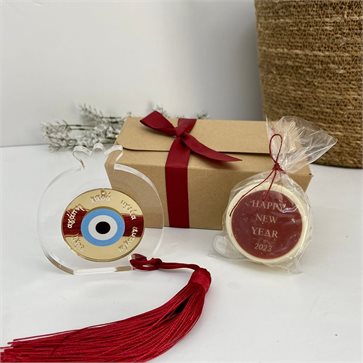 Christmas Corpotate Gift with Plexiglass Pomegranate