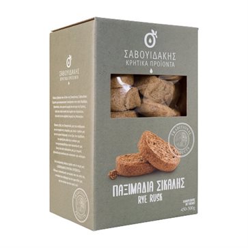 Wholegrain Rye Rusks | Savouidakis Cretan Products