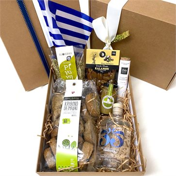 Greek Independence Day Gift Box: Cretan Raki with Meze