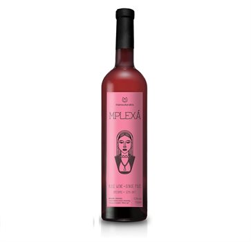 Mplexa Local Cretan Semi-Dry Rose Wine