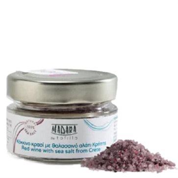 Madara Θαλασσινό Αλάτι με Κόκκινο Κρασί 80gr