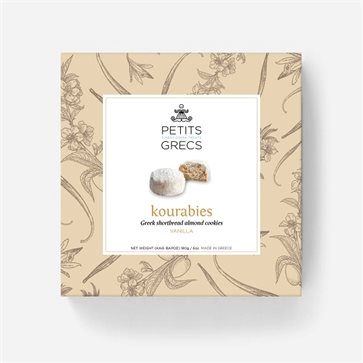 Kourabies Almond & Vanilla - Greek Christmas Cookies by Petits Grecs