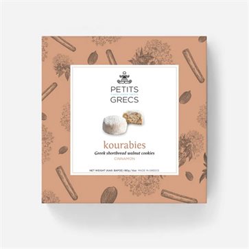 Kourabies Walnut & Cinnamon - Greek Christmas Cookies by Petits Grecs