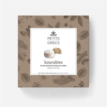 Kourabies Almond & Greek Coffee - Greek Christmas Cookies by Petits Grecs