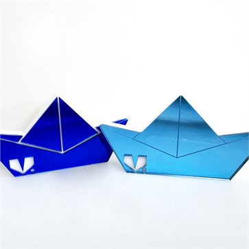 Plexiglass Boat with Company's Logo - Corporate Gift