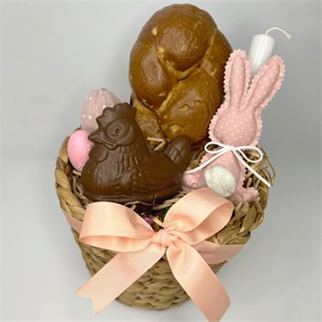 Pink Easter Joy Gift Basket