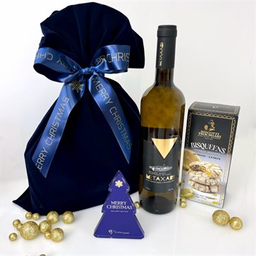 Wine, Tree & Lemon Treat Χριστουγεννιάτικο Εταιρικό Δώρο
