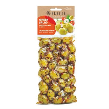Green Olives Greek Salad | Akali Cretan Products