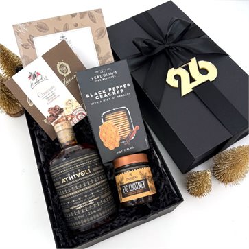 Χριστουγεννιάτικο Εταιρικό Δώρο με Ρακόμελο Athivoli