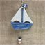 Handmade ceramic Greek Boat Ornament Gift